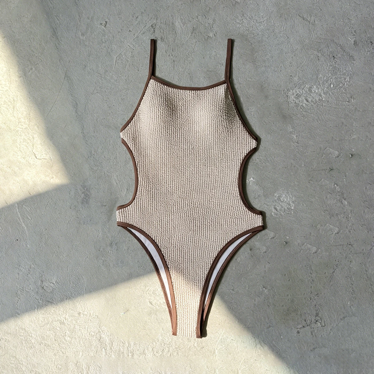 Push Up Sexy Women One Piece Swimsuit Swimwear Female Halter Monokini Swimming Suit Bathing Suit Bordered Biquini Beachwear