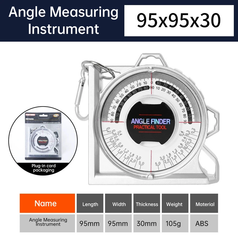 Magnetic Angle Finder Locator Mini Inclinometer Measurement Tool Protractor Tilt Level Meter Slope Locator With Bubble