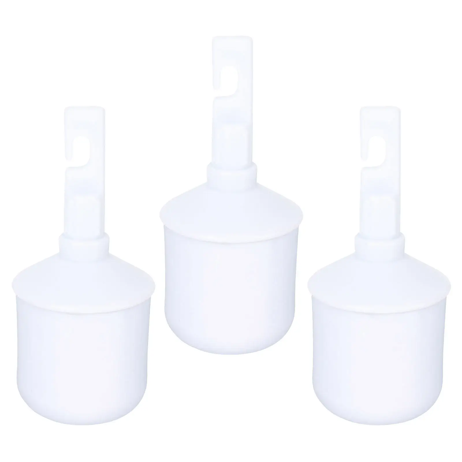 3pcs Hook Style Blind Cane Tip Replacement Crutches Padding Blind Walking Stick Rubber Rolling Ball Cane Tip Mobility Aid