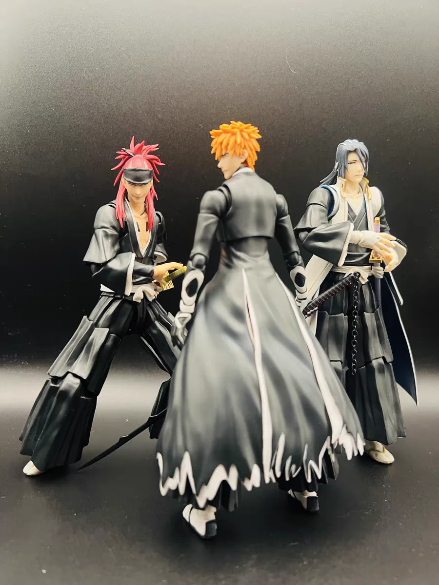 

New Bandai S.h.figuarts Bleach Thousand-year Blood War Byakuya Kuchiki Anime Action Fighter Finished Model Toy Gift Model Kit