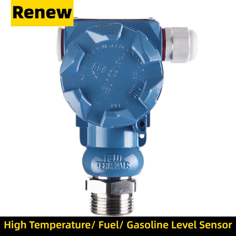 0-20M Submersible Liquid Level Sensor High Temperature Resistant Boiled Water Stainless Steel Fuel Level Transmitter 4-20mA