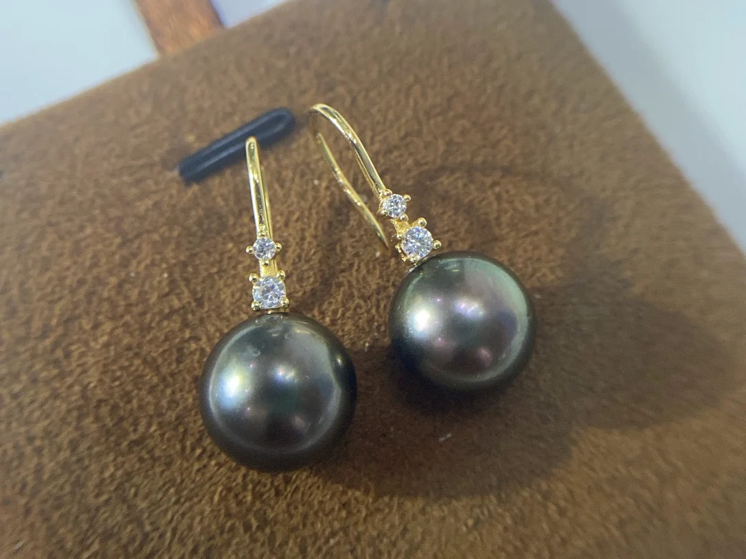 

Женские серьги-подвески с жемчугом, серебро 925 пробы, 11-12 мм