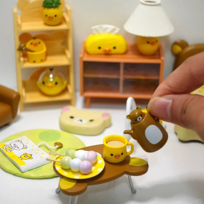 Genuine Re-Ment Spot In Rilakkuma'S Room Series Blind Box Miniature Scene Simulation Space Mini Model Tide Play Figure Gift Toy