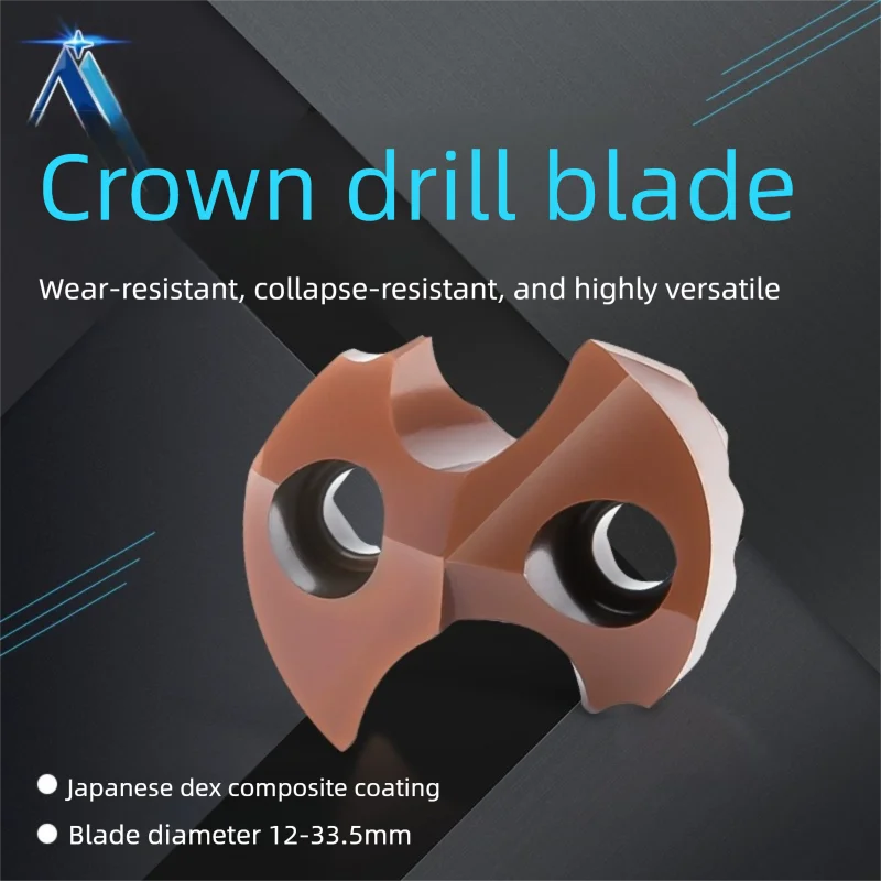 

GHZG Extended Crown Drill Bits Deep Hole U-Drill Shovel CNC Carbide Inserts Heavy Duty Imported Internal Coolant Drilling Tools