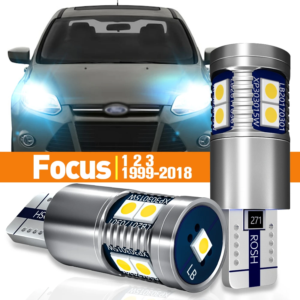 2pcs LED Parking Clearance Light For Ford Focus 1 2 3 1999-2018 2009 2010 2011 2012 2013 2014 2015 2016 Accessories Canbus Lamp