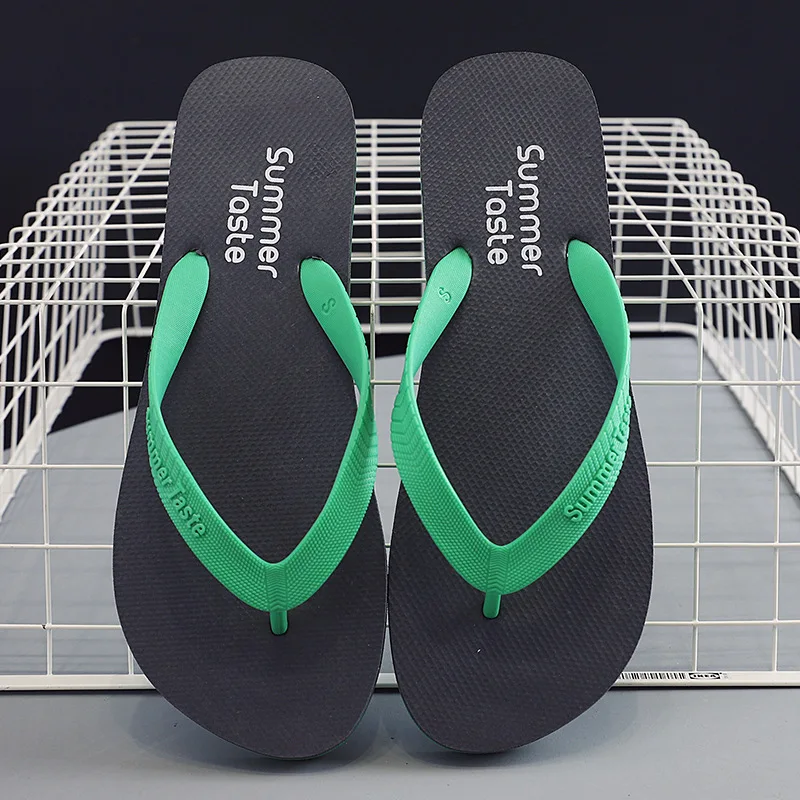 New Men Indoor Home Slippers Summer Non-Slip Light Hotel Shoes Couple Soft Bottom Sandals Slippers Male Flat Shoes Flip Flops