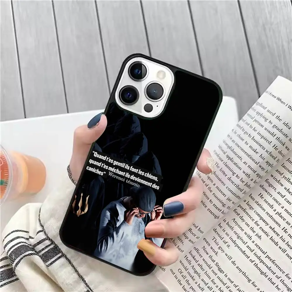 1pc W-Werenoi Diamant Noir Casing Ponsel Magnet Kuat Untuk IPhone17 16 15 14 13 Pro Max 11 12 Mini