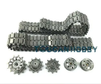 HENG LONG RC Tank 1/16 Challenger II 3908 Metal Tracks Sprockets Idler Wheels Spare Parts THZH0158-SMT2