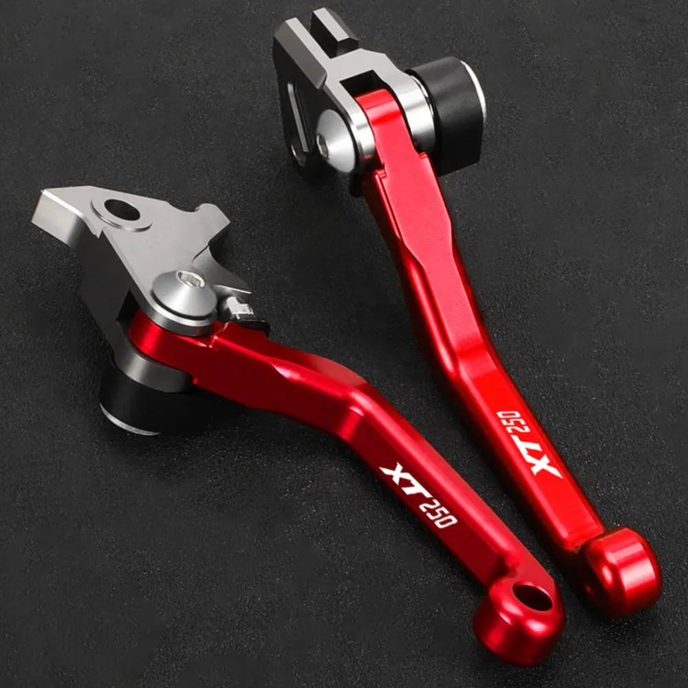 

Motocross Aluminum Alloy Folding Pivot Brake Clutch Levers Handle For YAMAHA XT250 2005 -2015 2016 2017 Off-Road Pit Dirt Bike