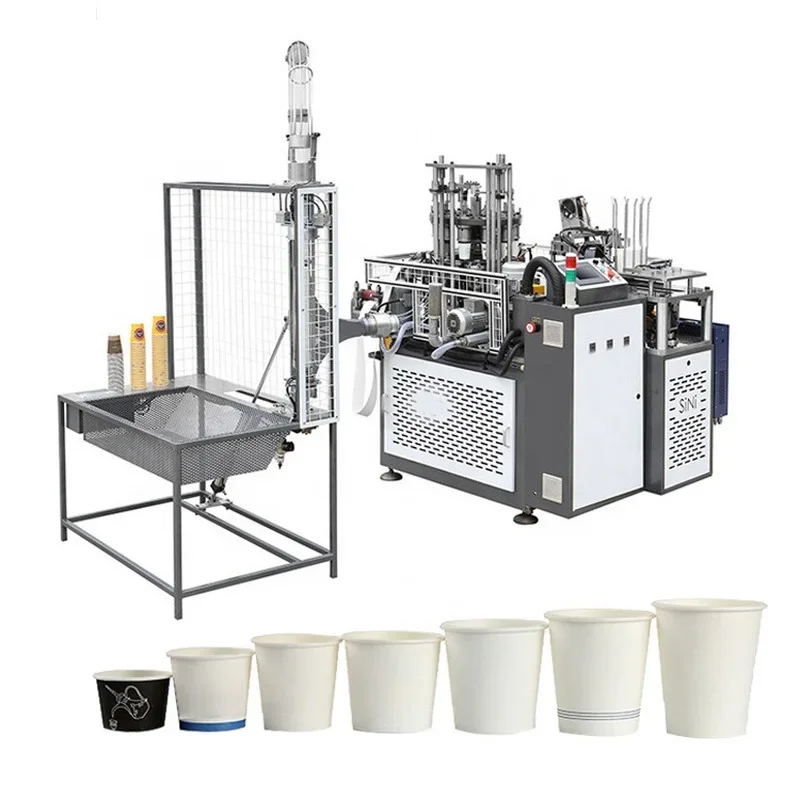 New Fully Automatic Hydraulic Disposable Paper Lid/Cup/Bowl Thermoforming Machine Professional Paper Cup Product Making Machine