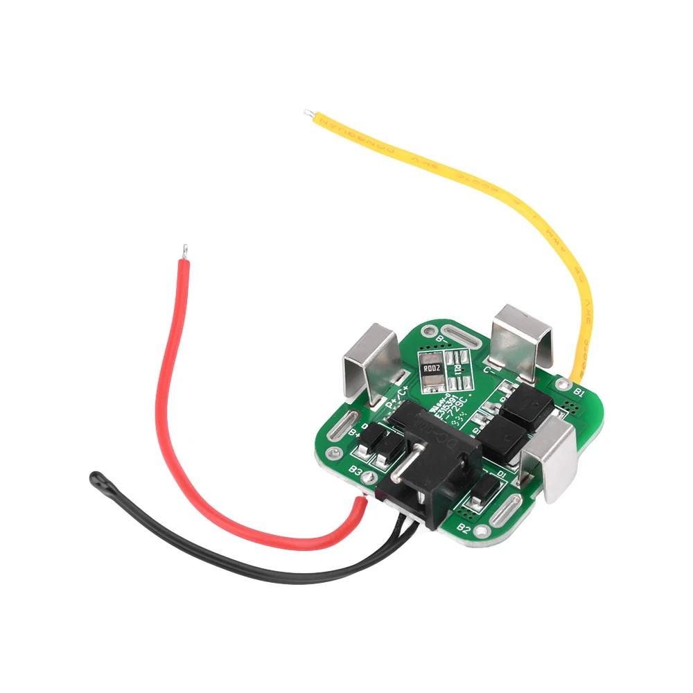 BMS 4S 14.8V 2A Dual MOS 18650 Lithium Battery Charging Protection Board Li-ion Power Bank Charger With Wire