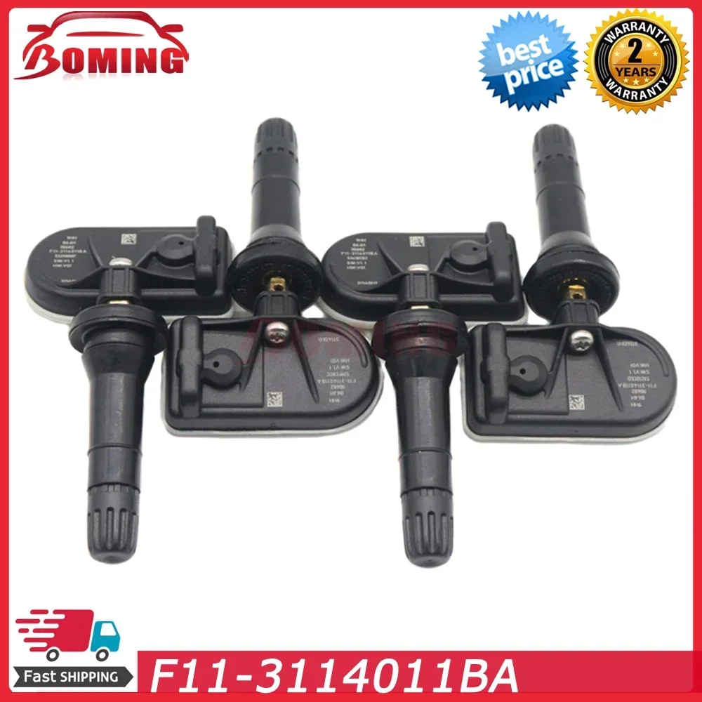 Car Tire Pressure Monitoring System TPMS Sensor F11-3114011BA For Jetour Traveller 2023-2024 T2 2024 433MHz F113114011BA