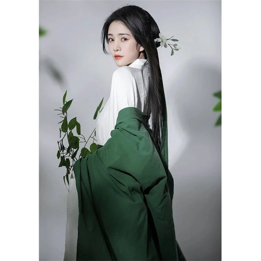 

Halloween Chinese Ancient Cosplay Costume for Women Elegant Clothes Dance green Chinese Traditional Clothes Hanfu Women