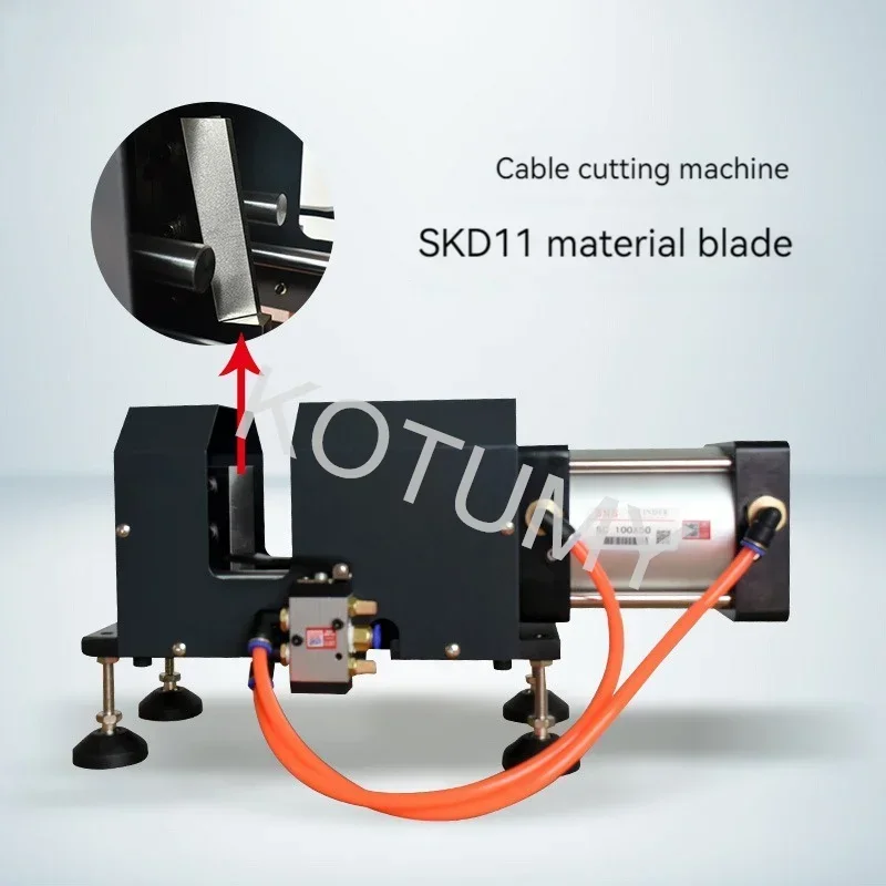 Small Pneumatic Electric Type Cutting Knife Tool, Thick Cable And Wire Tangent Machine, Wiring Harness Cutting Machine 220V