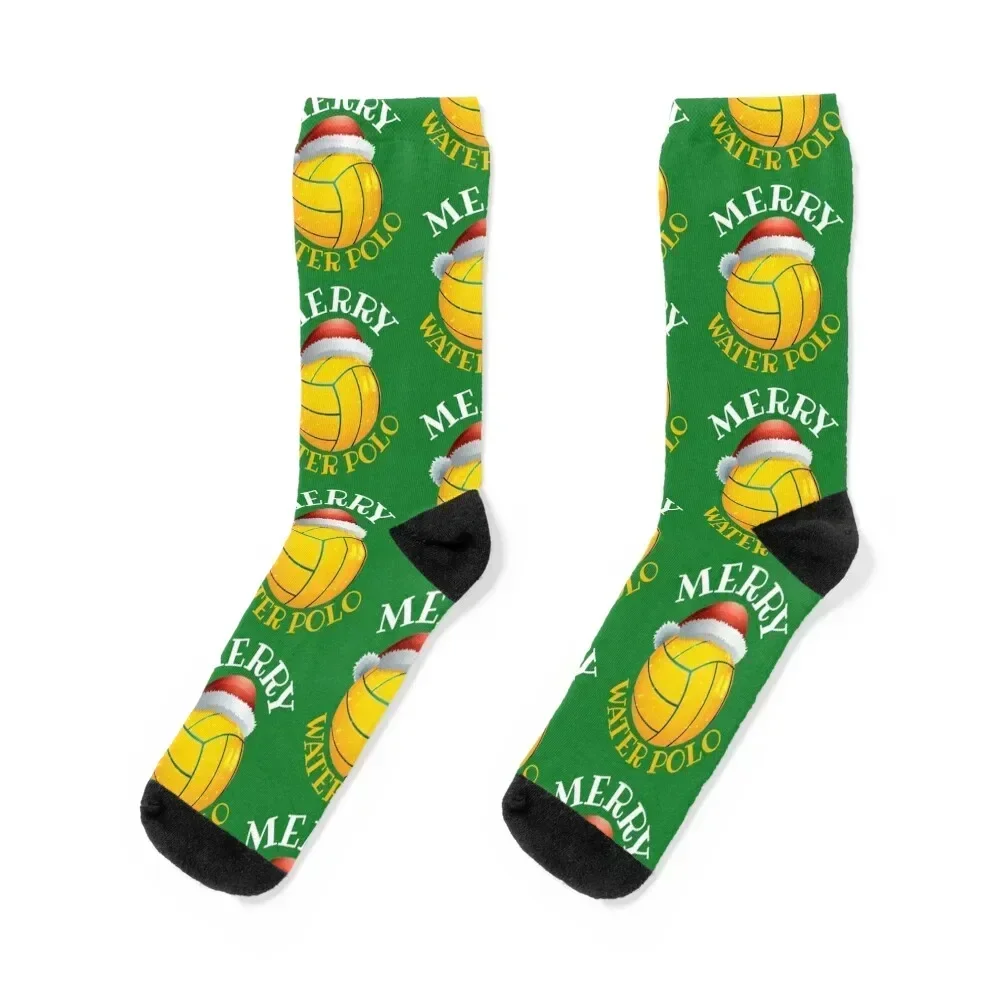 

Water Polo Christmas Socks crazy Heating sock sports and leisure hip hop Socks Men Women's