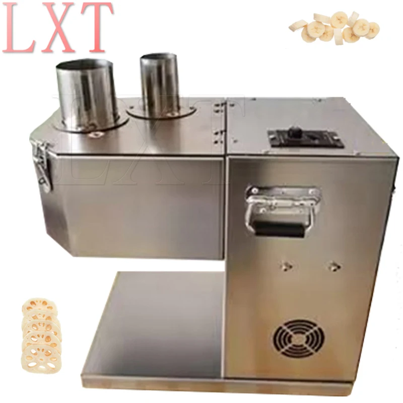 

Commercial Electric Fruit Vegetable Slicer Machine For Tomato Potato Banana Chips