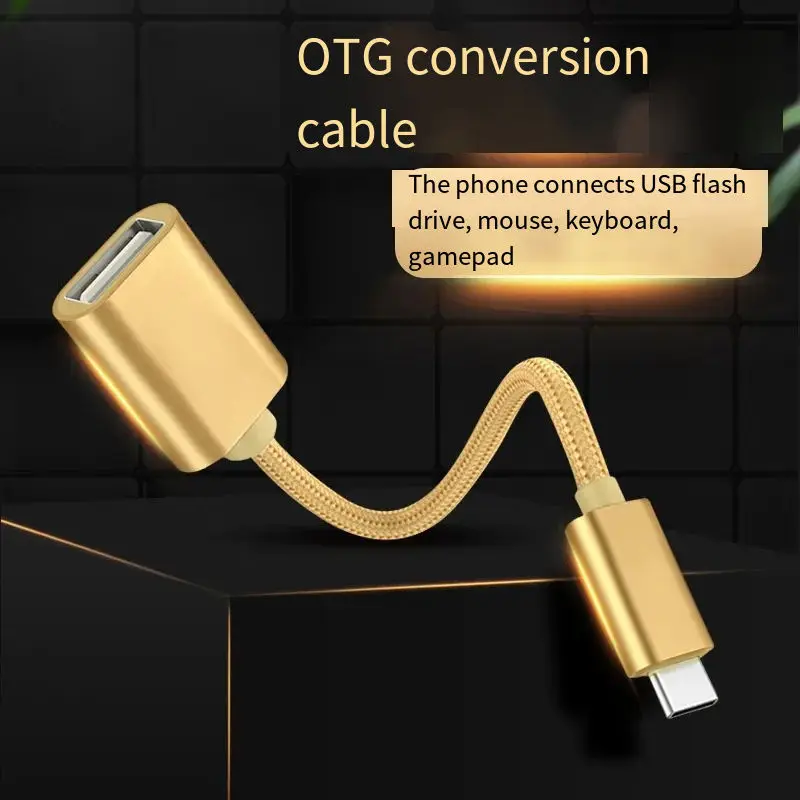 OTG Data Cable Type C Micro Android Male To USB -A Female Extension Adapter Connector For Mobile Phone PC MacBook Pro Converter