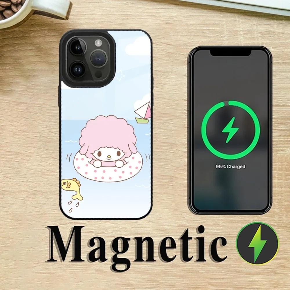 Cute My S-Sweet P-Piano Phone Case For iPhone 16,15,14,13,12,11,Plus,Pro,Max Mini Magsafe Magnetic Wireless Charging