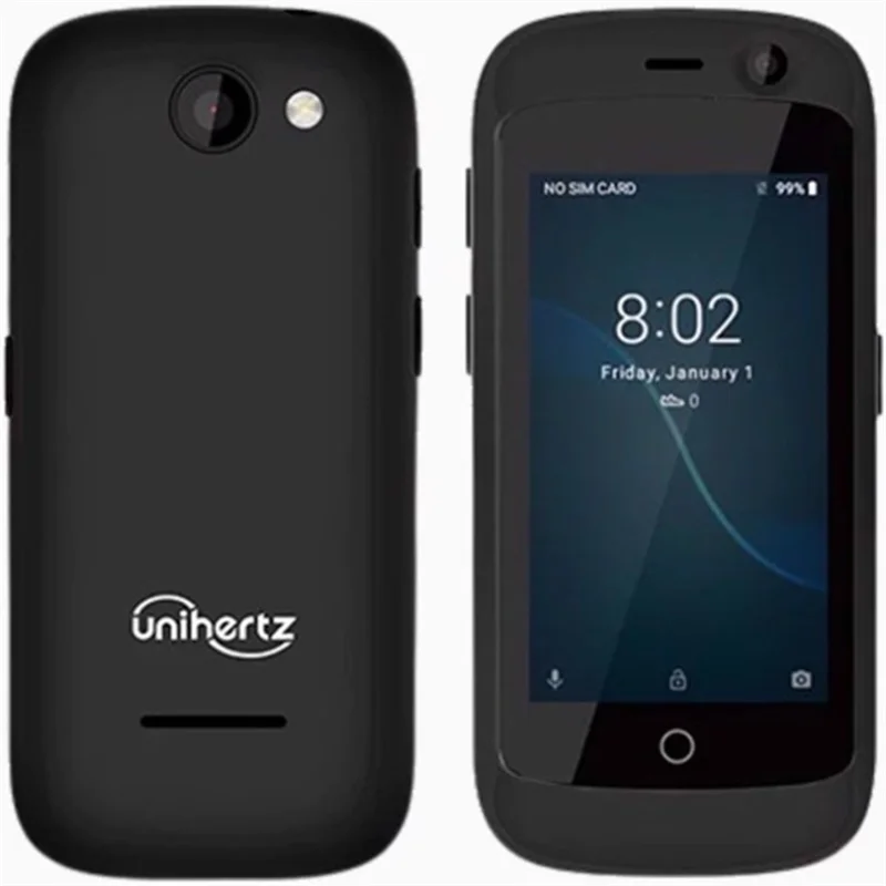 Unihertz Jelly Pro Super Mini Smartphone 2GB RAM 16GB ROM 2.45' Android 7.0 8.0MP Quad Core Small Card Pocket Mobile Phone
