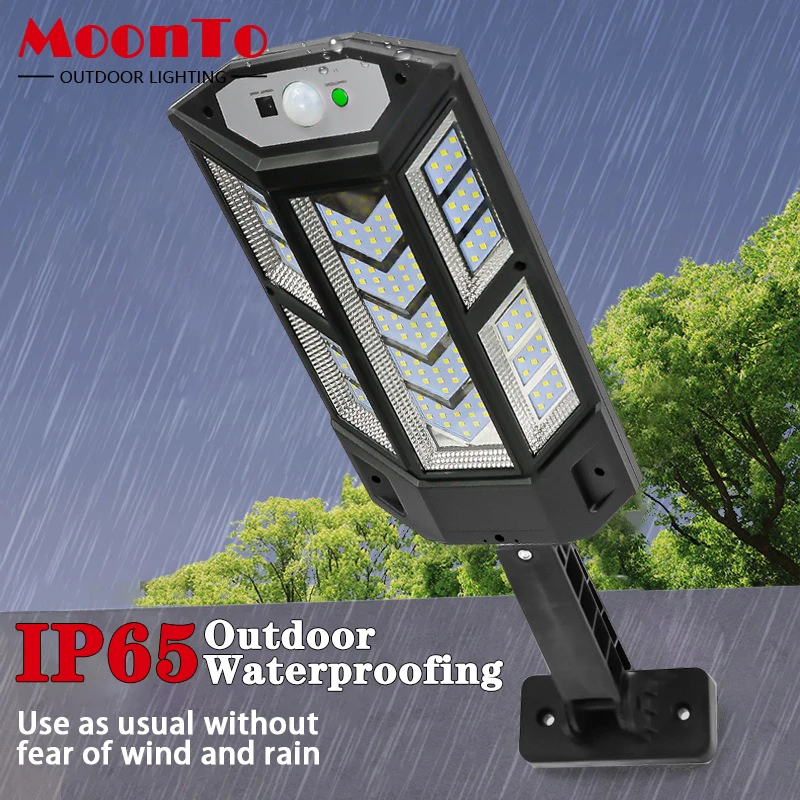 

20000LM High-power LED Solar Lamp Motion Sensor with 3 Modes IP65 Waterproof Solar Street Light Porch Courtyard Outdoor Lighting