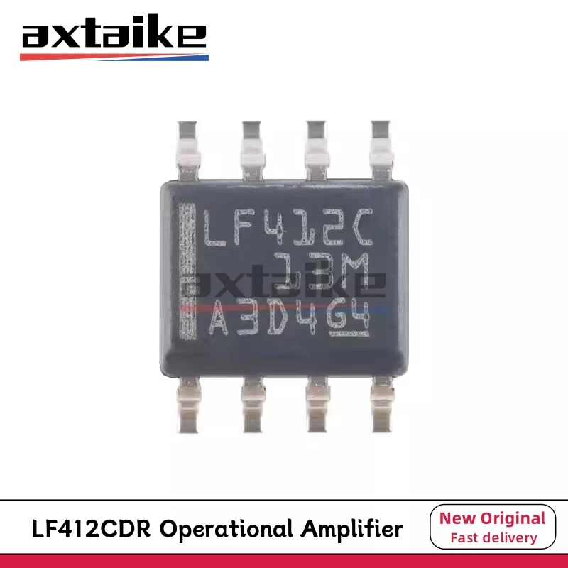 5/10PCS LF412C SOP-8 LF412CDR LF412 SMD Chip 3MHz 36V Dual JFET-INPUT Operational Amplifier IC SMT