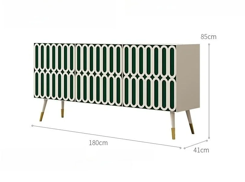 

simple home entrance cabinet locker light luxury cream side cabinet minimalist household solid wood dining side cabinet