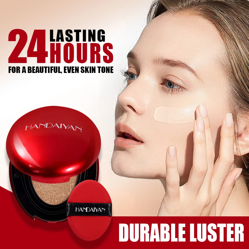 

Waterproof Air Cushion Foundation Flawless Waterproof Sunscreen Long-lasting Makeup Concealer Liquid Foundation Face Makeup