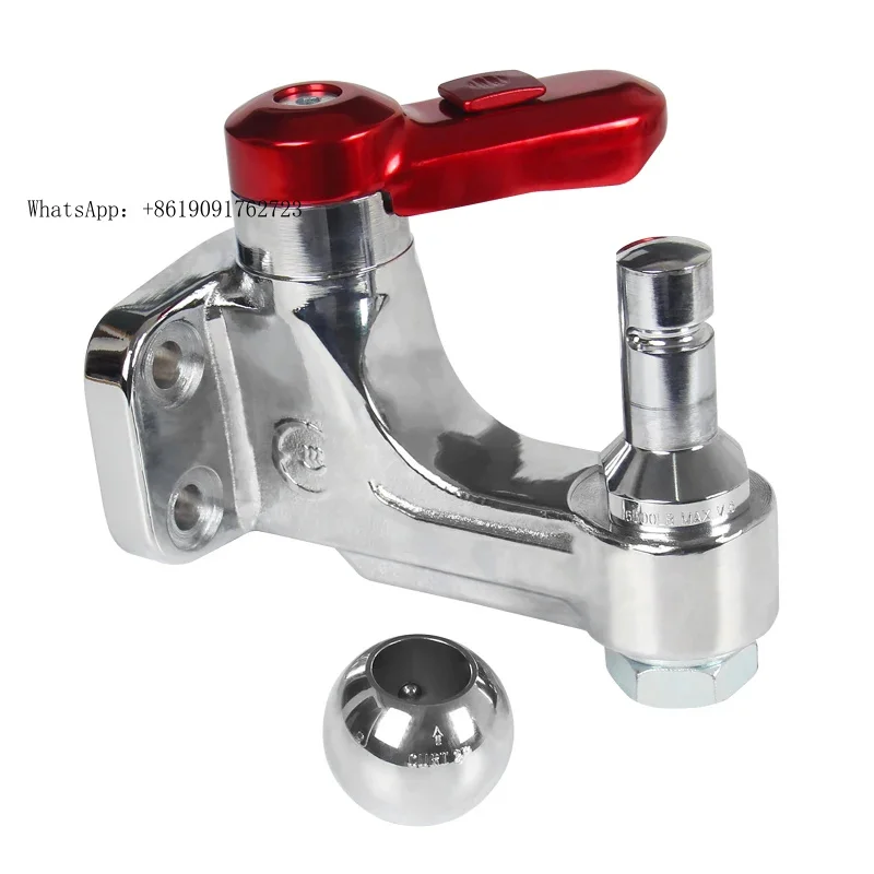 

ZAIQU 85cm X 45cm Forged Towing Hitch Receiver With Integrated Pintle 45cm Installation Hole Spacing Trailer Parts & Accessories