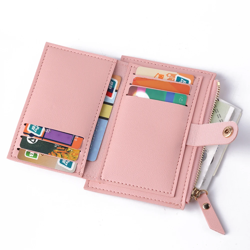 New Leather Function Business Card Holder Case Men Women Credit Passport Card Bag ID Passport Wallet 6 Colors