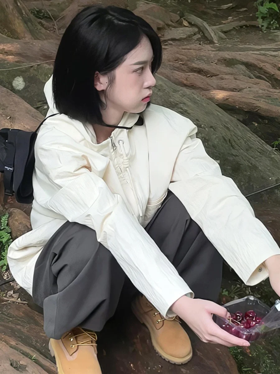 

Outdoor Lightweight Hooded Zipper Sports Jaet Women's Summer Thin Model Anti-Uv Breathable Sportswear Sunscreen Clothes