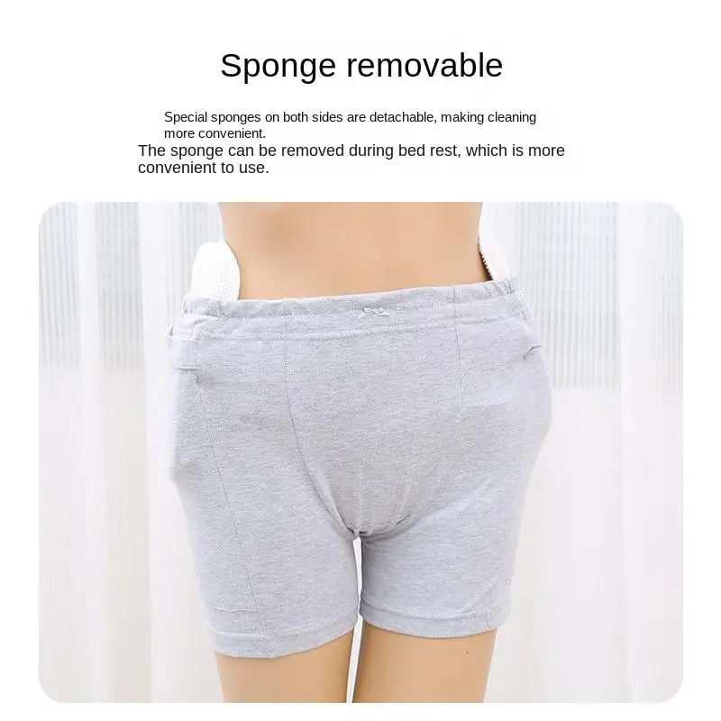 1Pc Men Women Hip Protection Underpants Fall Buffering Impact Hip Joint Protection Flat Angle Underpants with Soft Sponge Pad