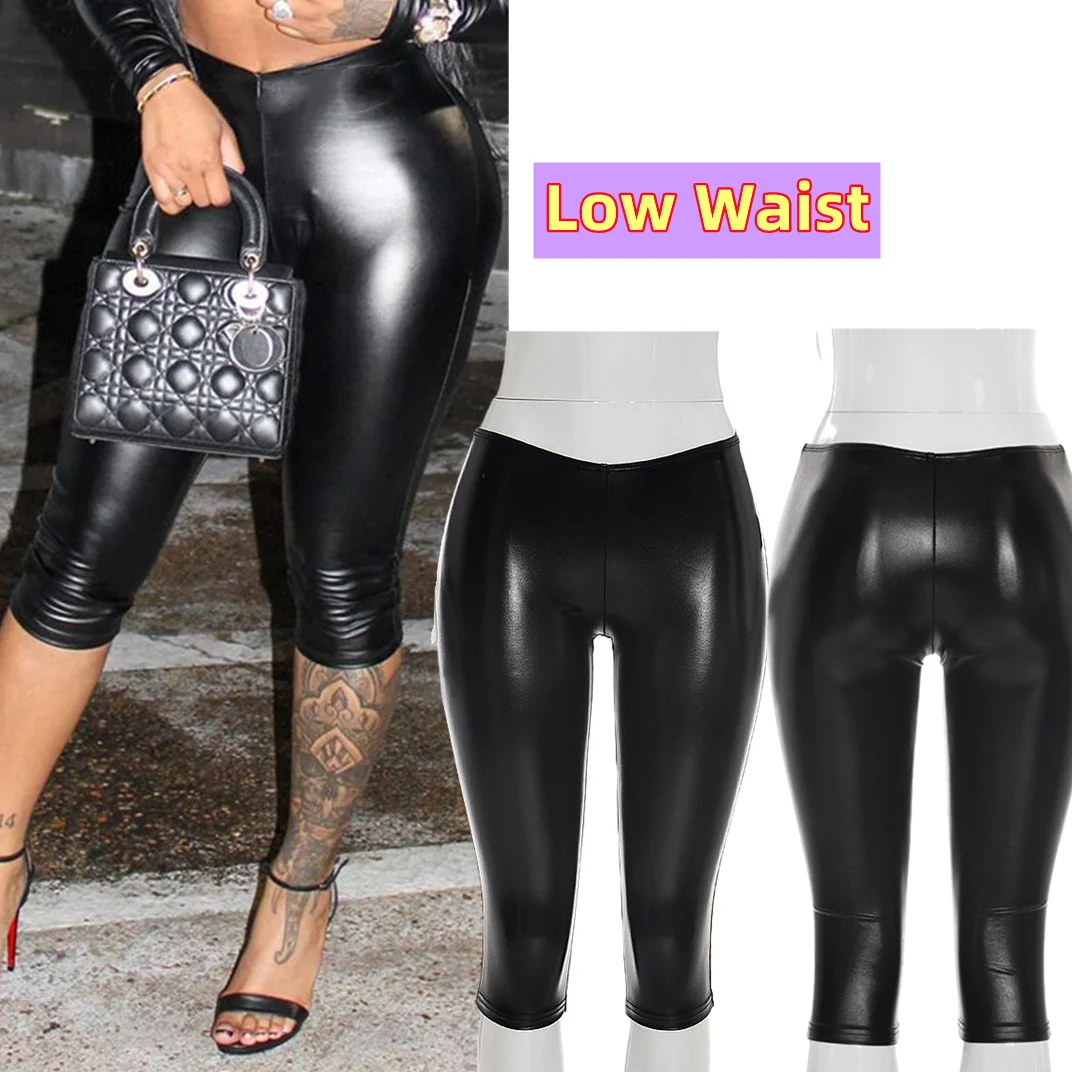 FAGADOER Sexy Patchwork Pants for Woman Solid Color Low-waist Bodycon Pants Fashion Female Streetwear Bottoms 2026 New shorts