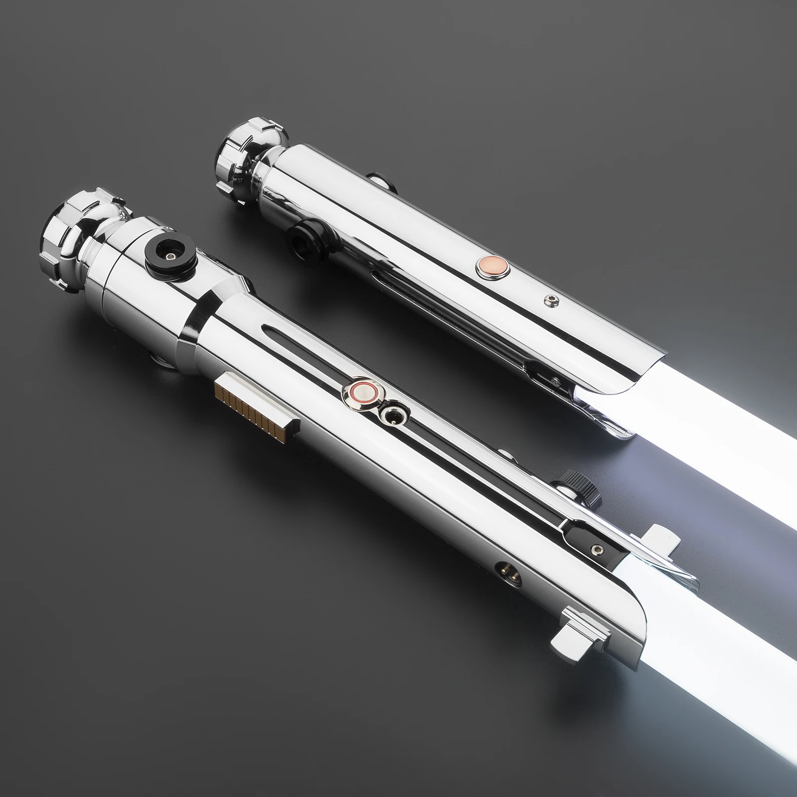 DamienSaber Xeno3.0 Pixel Ahsoka Saber Heavy Dueling Light Saber Laser Sword Sensitive Smooth Swing Metal Handle with 34 Fonts