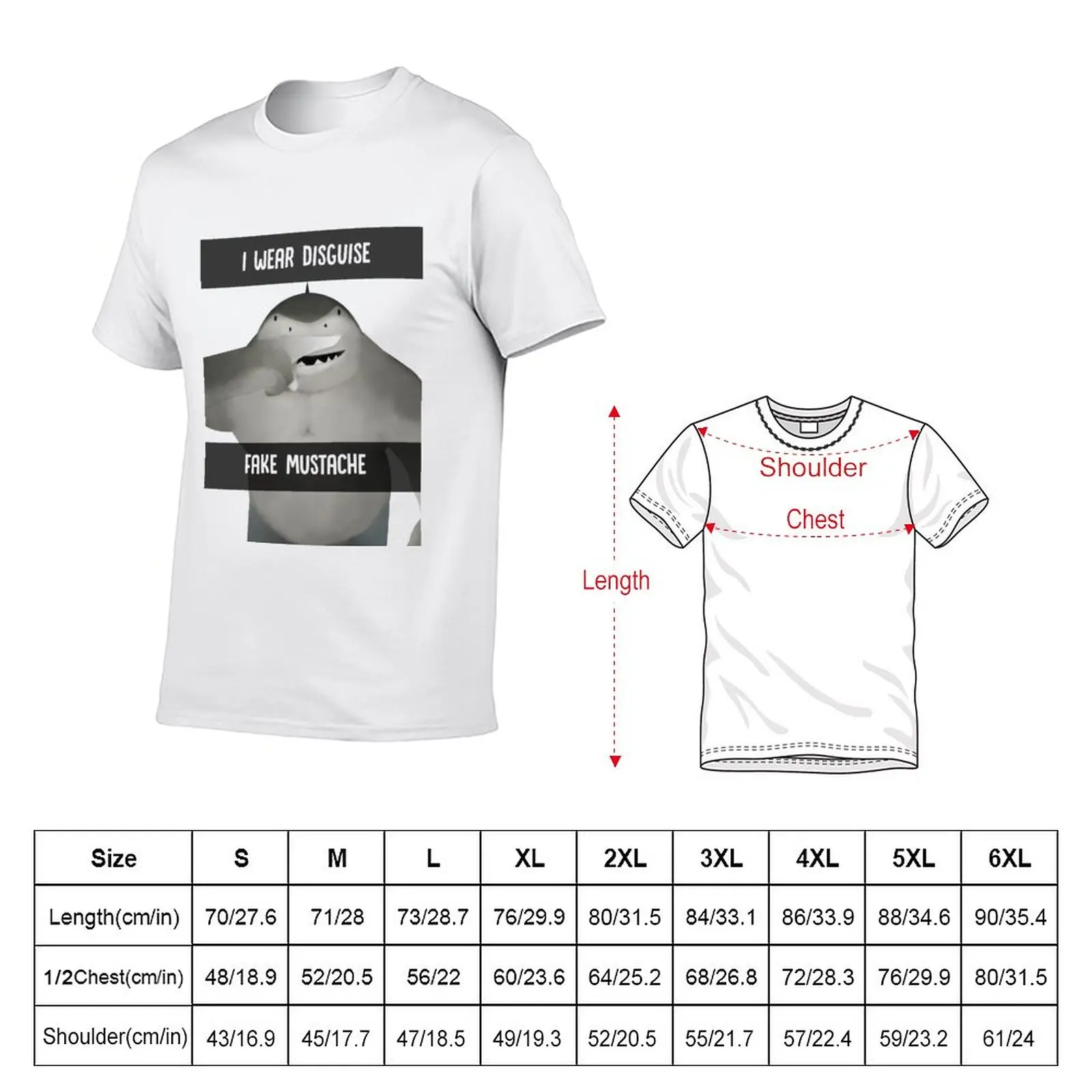 New KingShark Wear Disguise T-Shirt oversized t shirt sweat shirt plain t-shirt Men's t-shirts