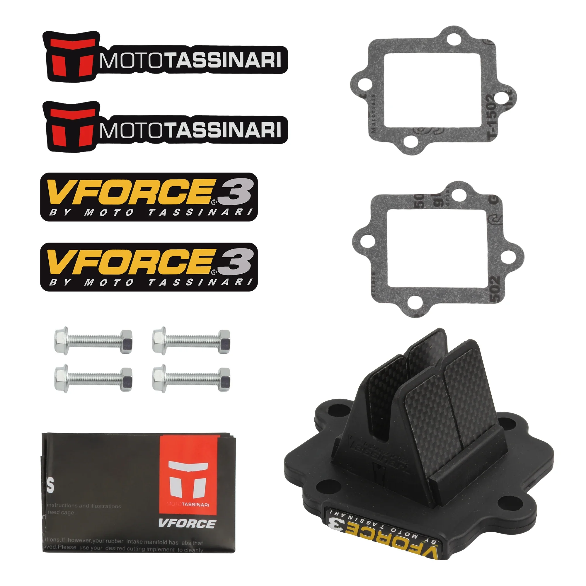Motorcycle Reed Valve Vforce 3 V352A 2 Stroke Engine Intake Control for KTM Yamaha Aerox Jog 50 CY50 Reed Block Modified Parts