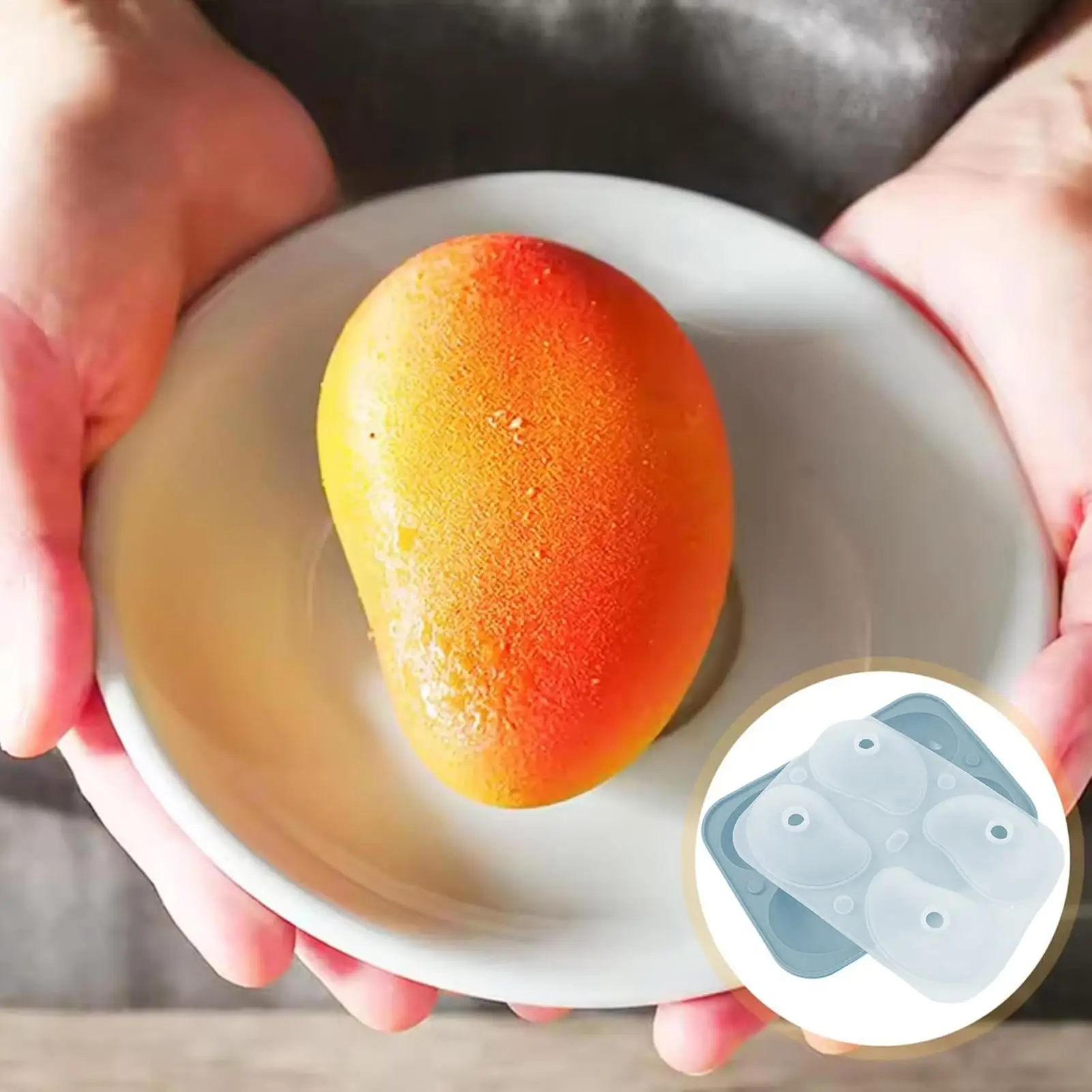 Mango Shape Cake Mo…