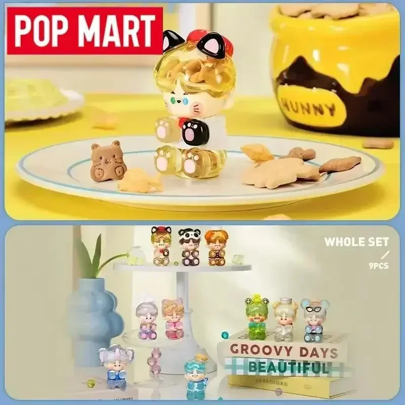 

POP MART Pino Jelly In Your Life Series слепая коробка Mystery Box Kawaii украшения фигурки домашний декор настольная модель куклы