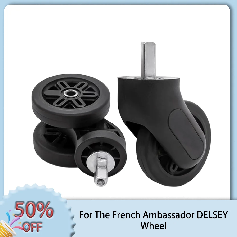 

For The French Ambassador Wheel Slient Smooth Anti-slip Wear-resistant Universal Wheel Luggage Accessories Replacement of parts