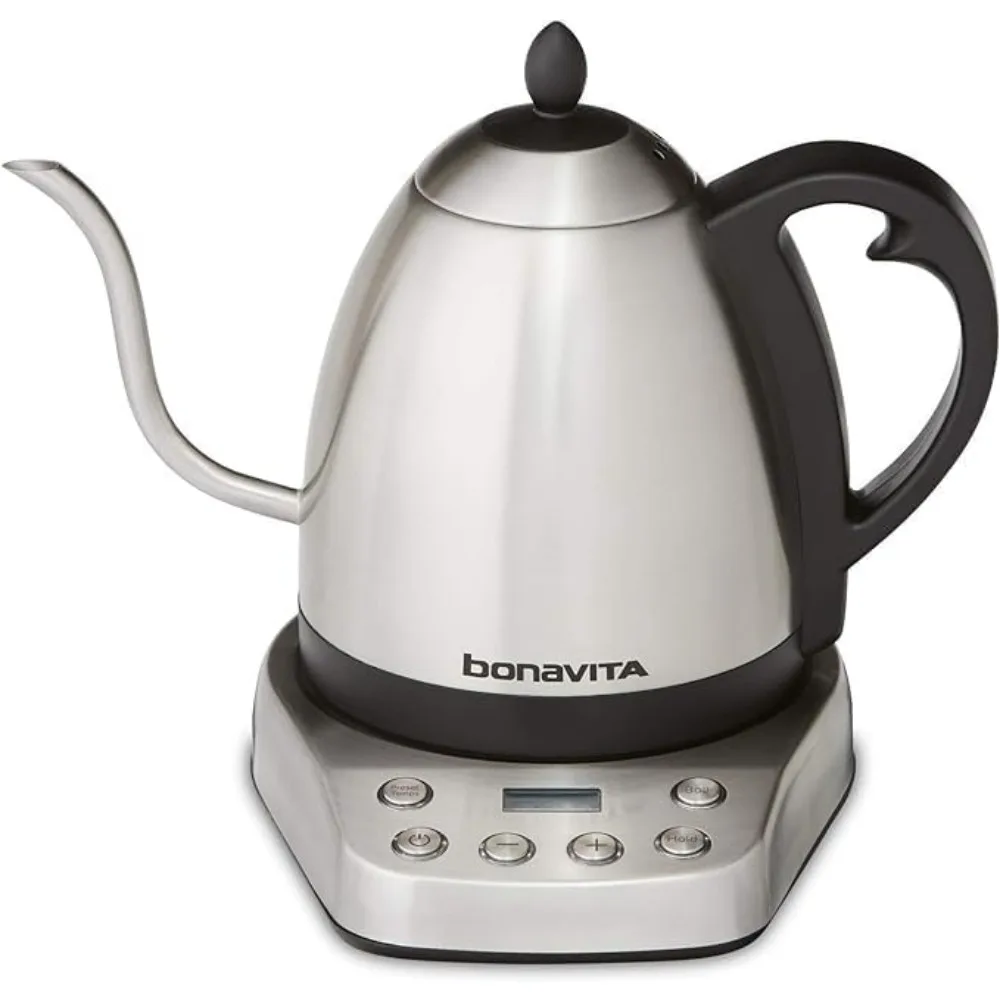 

1 Liter Digital Variable Temperature Gooseneck Electric Kettle, Coffee Kettle Pour Over or Making Tea, Precise Control