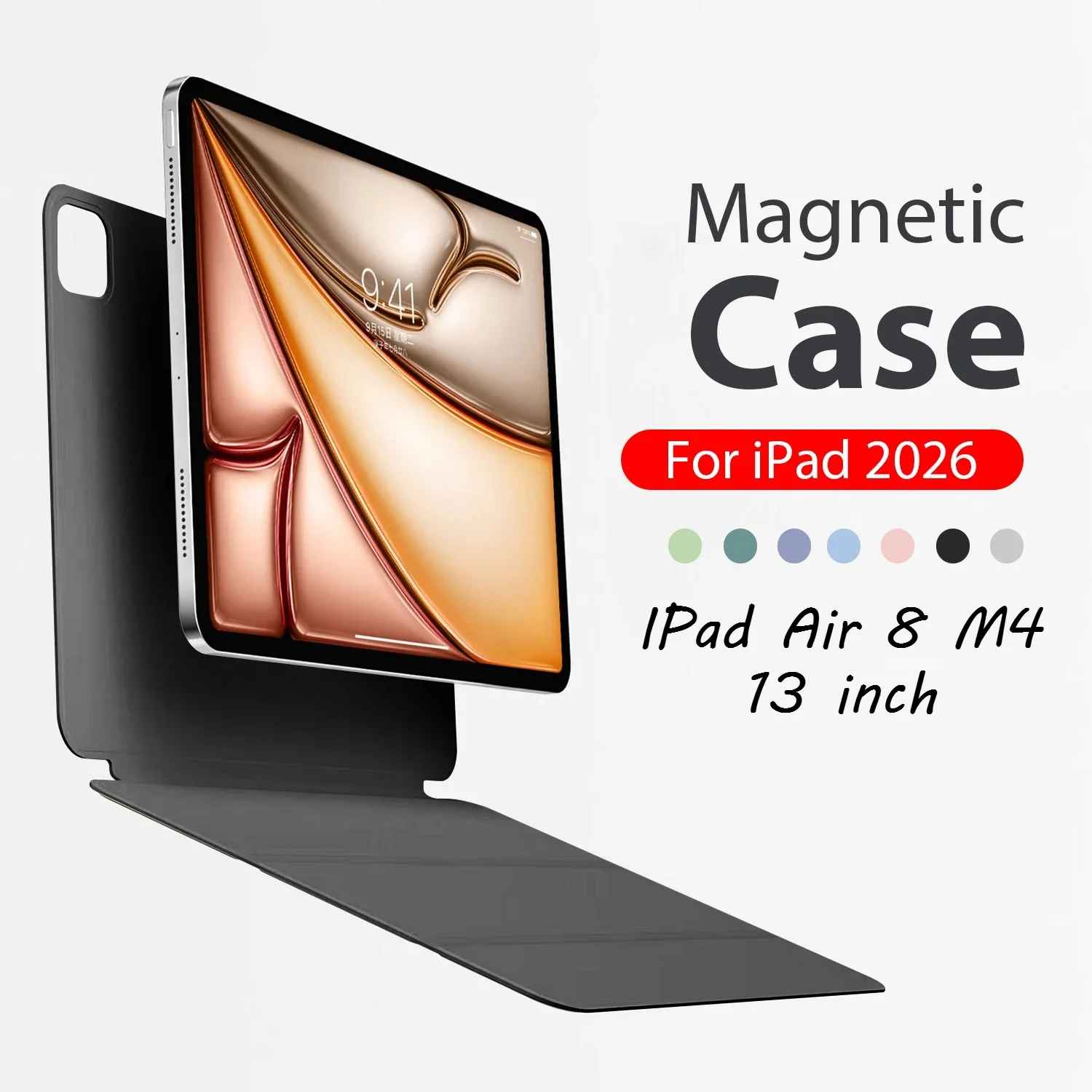 Strong Magnetic Case for IPad 2026 Air 8 11 M2 M3 M4 A19 12th 11th A16 Pro 13 M5 12.9 10th Generation Mini 7 6 5 4 3 10.9