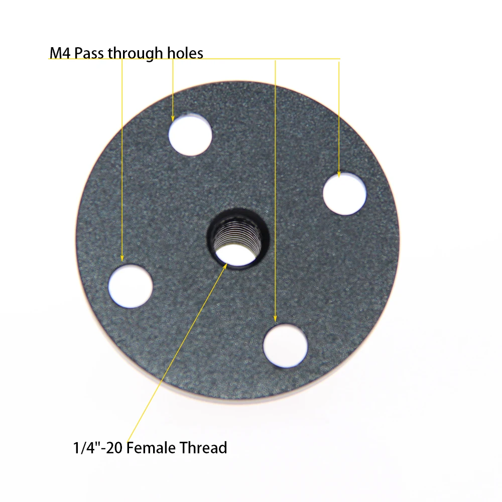 CAMVATE Wall /Ceiling/Table/podium Mount Bracket With 1/4"-20 Female Thread For Microphone/Monitor/Flash/Video Light Supporting