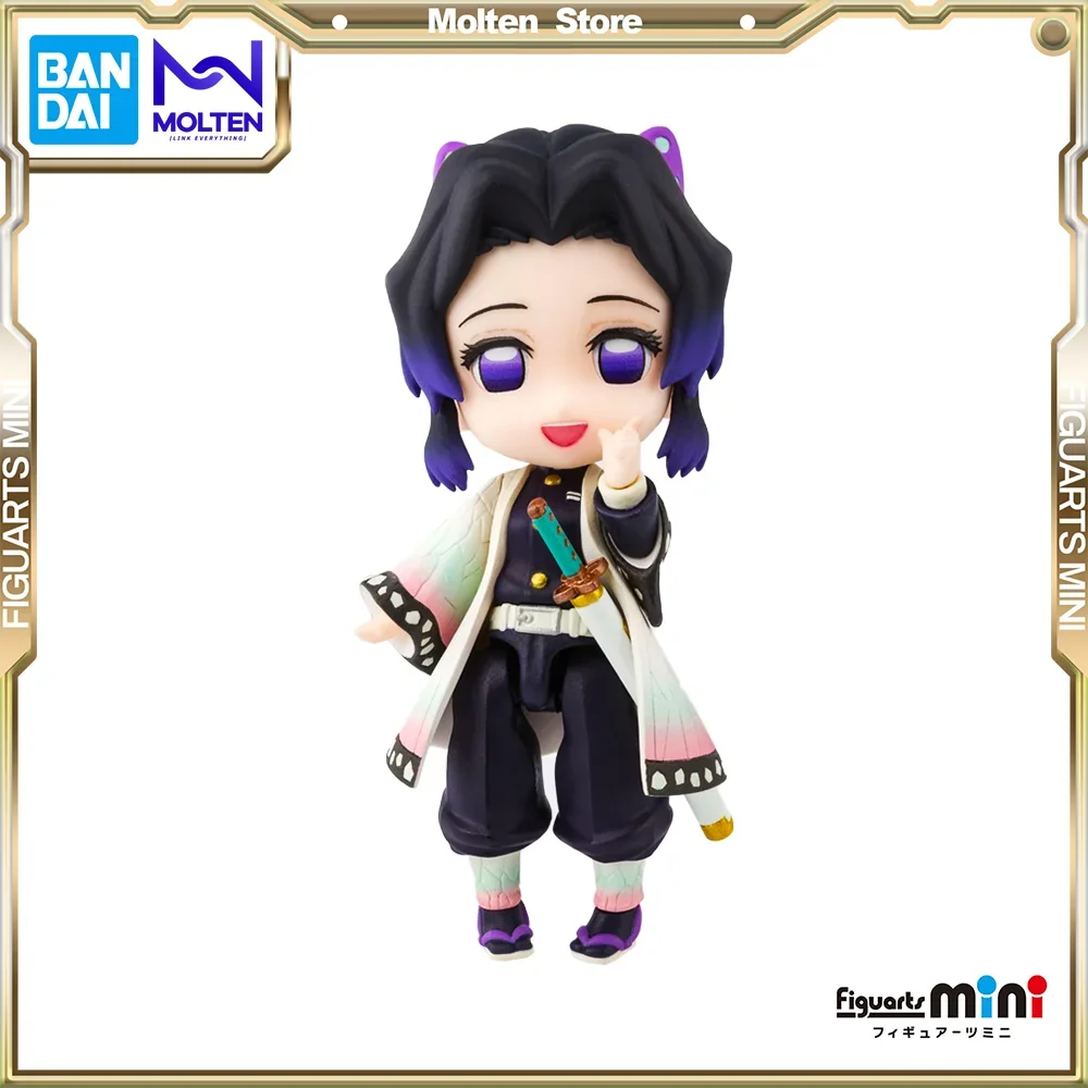 

BANDAI Original Figuarts Mini Demon Slayer: Kimetsu no Yaiba Shinobu Kocho Insect Hashira Anime Action Figure Model Complete