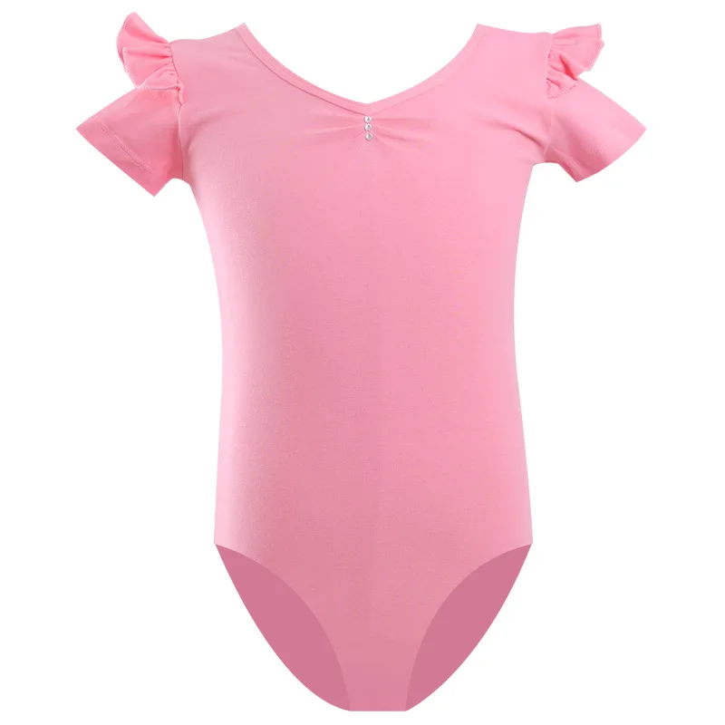 Children Ballet Training Clothing Summer Sleeveless and Flying Sleeves Girls Practice Clothing Children Dance Character Clothing