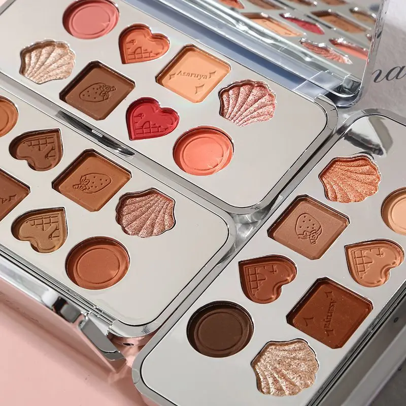 لوحة ظلال عيون 8 ألوان غير لامعة، منتجات مكياج هايلايتر تدوم طويلاً، مستحضرات تجميل نسائية كورية، صحة جمالية