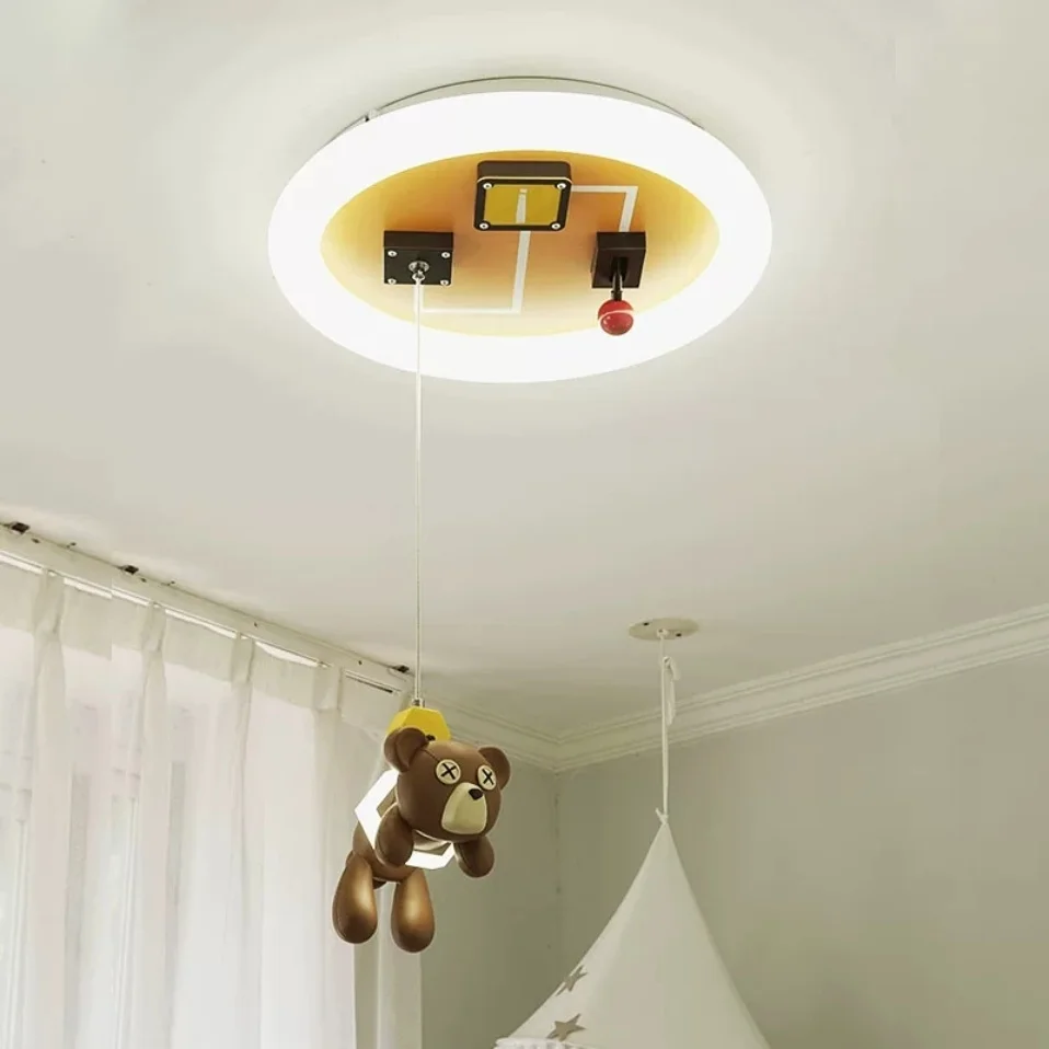 Doll machine, simple children's room light, bedroom light, ceiling light, full spectrum LED, creative male and female room light