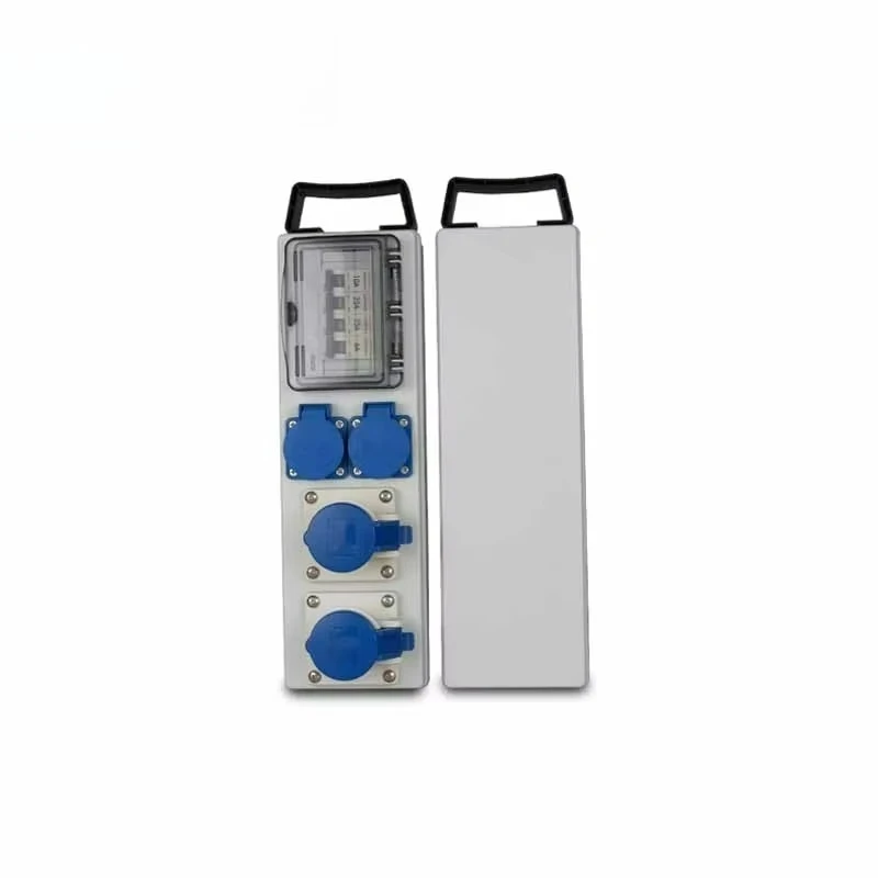 Flame Retardant Outdoor Construction Site Temporary Power Distribution Box Single-phase Convenient Plastic Socket Shell