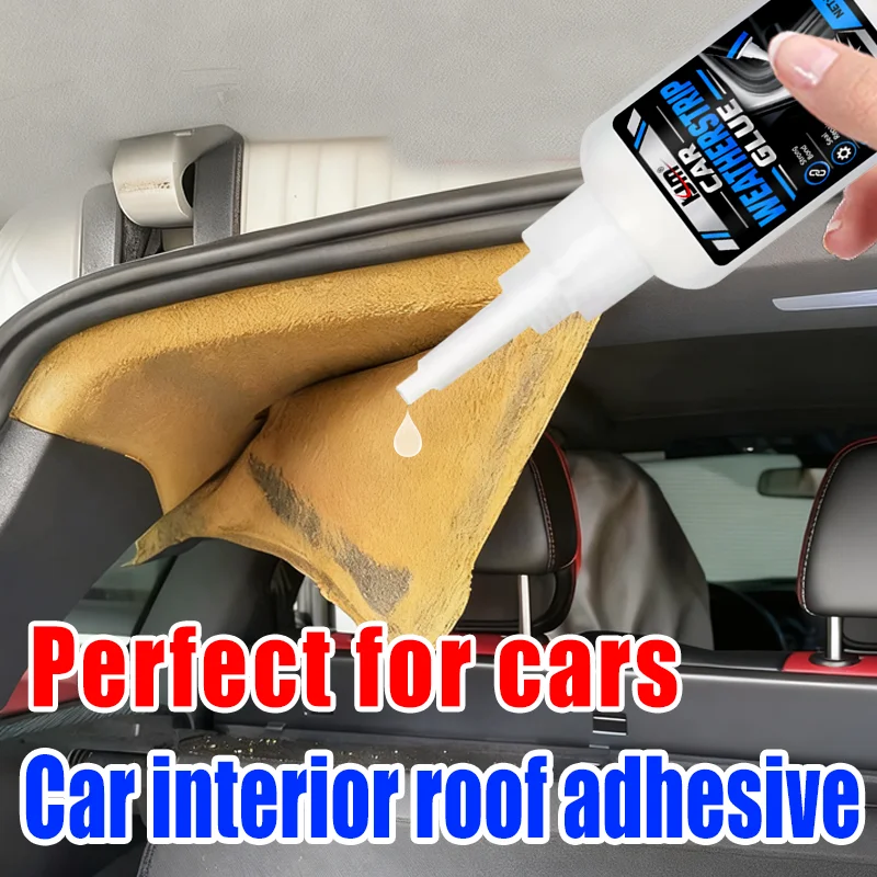 Car Leather Repair Glue PU Headliner Adhesive For Dashboard Door Trim Center Console Handle Crack Repair Gel Auto Interior