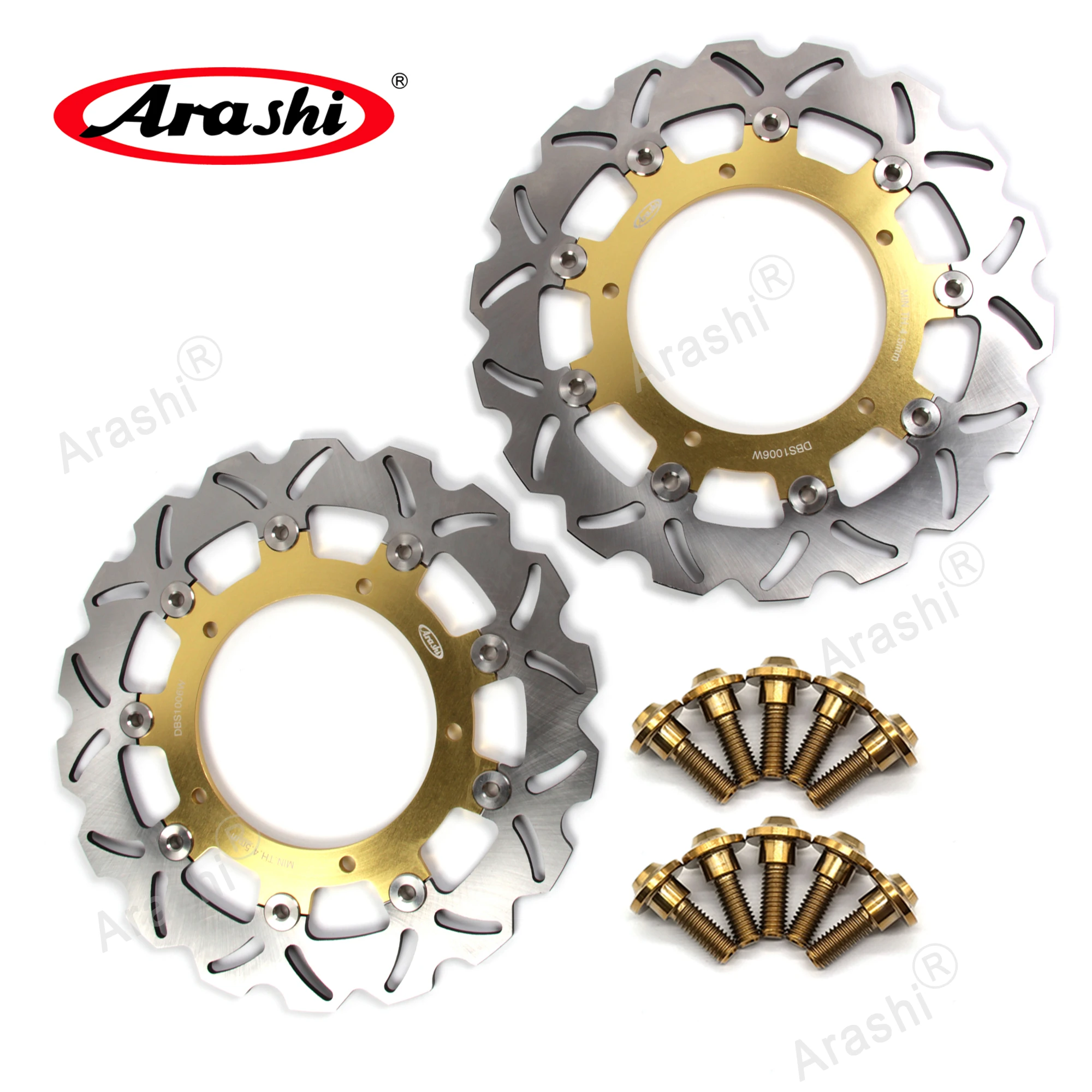Волнообразный тормозной диск Wave Edge Rotor 300 мм для Yamaha FZ6 2004-2008, XJ6 ABS 09-13, YZF R6S 2006-2009, R6 2003-2004 (передний)