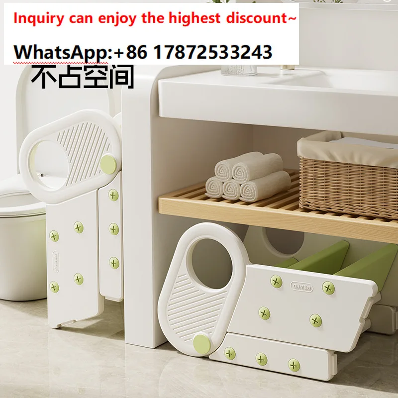 Hand washing step stool, staircase washbasin step stool, face washing ladder folding