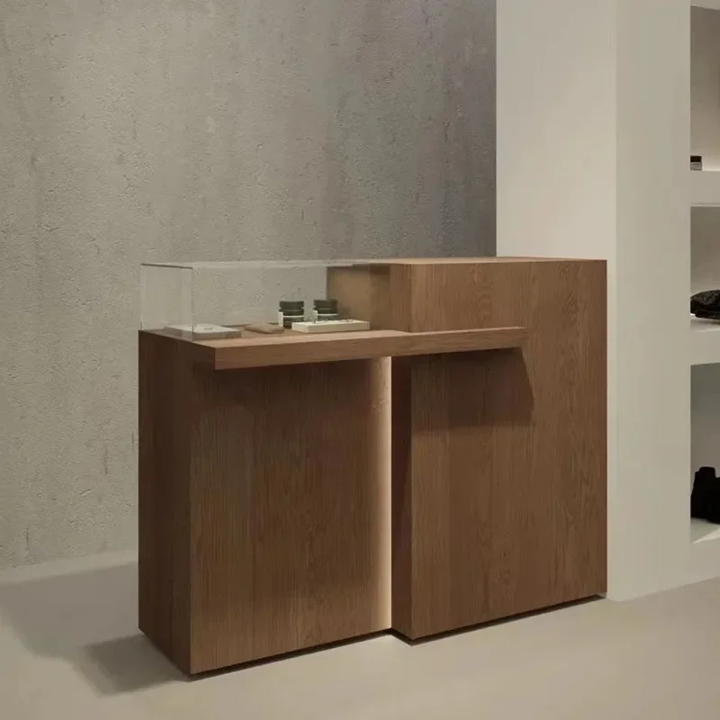 مكاتب استقبال فاخرة لعداد الأعمال ماكينة تسجيل المدفوعات النقدية مكتب الاستقبال مكاتب الاستقبال التصميم الإيطالي أثاث المكاتب استقبال LLRD #2